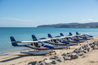 ICON A5 Amphibious Aircraft Line-Up on Shore